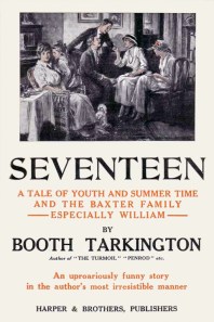 Seventeen by Booth Tarkington, first edition cover, 1916.