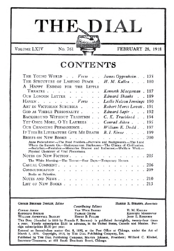 The Dial cover page, February 23, 2019.
