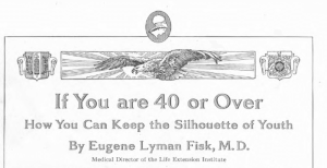 Headline of March 1918 Ladies' Home Journal article titled If You are 40 or Over, How You Can Keep the Silhouette of Youth