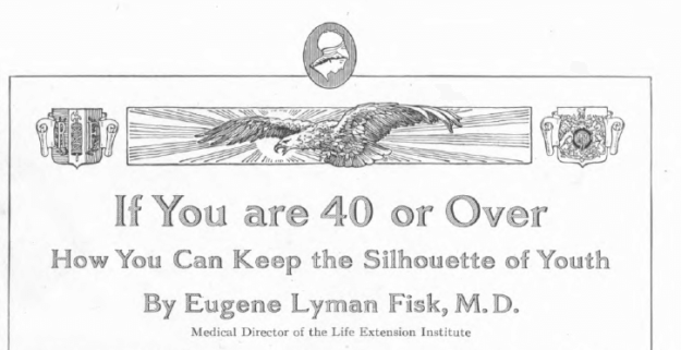 Headline of March 1918 Ladies' Home Journal article titled If You are 40 or Over, How You Can Keep the Silhouette of Youth