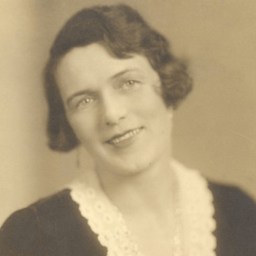 Photo portrait of bra inventor Mary Phelps Jacob.