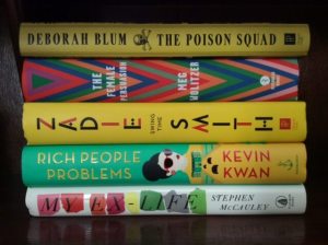 Photograph of a pile of books