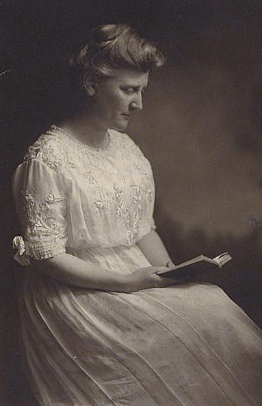 Photo portrait of Mary White Ovington, ca. 1910.