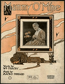 Sheet music cover for Mammy o' Mine
