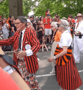 Marchers in Princeton P-rade, 2019.