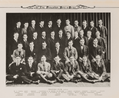 Princeton Bric-a-Brac photo wih F. Scott Fitzgerald