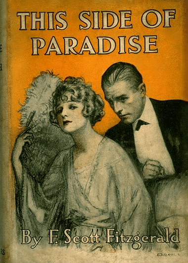 Dust jacket, This Side of Paradise, first edition.