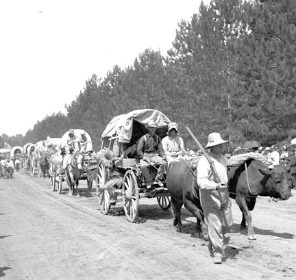 1912 Pioneer Day reenactment, Salt Lake City