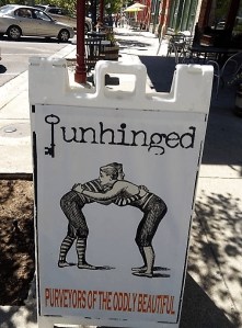 Unhinged sign, Provo