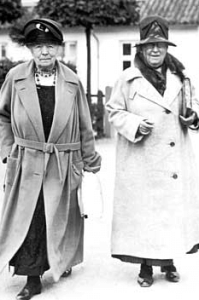 Selma Lagerlöf and Valborg Olander in the 1930s.