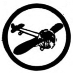Aviation Girl Scout badge, 1916, monoplane.