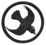 Bird Study Girl Scout badge, 1916, bird.