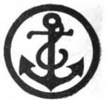 Boatswain Girl Scout badge, 1916, anchor.