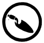 Gardening Girl Scout badge, 1916, trowel.