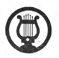 Musician Girl Scout badge, 1916 (lyre).