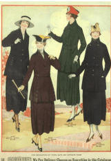 Women in matching coats and skirts, Simpson's Catalogue, 1918.