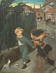 Illustration by Jessie Willcox Smith from At the Back of the North Wind.