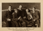 Theodore Roosevelt and sons, from Theodore Roosevelt's Letters to his Children, 1919.