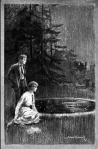 Frontispiece of The Pool of Stars, illustration by Edward C. Caswell.