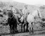 Theodore Roosevelt with hunting party, Colorado, 1905.