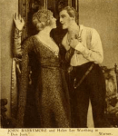 John Barrymore and Helen Worthing in Don Juan, 1926.