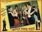 Poster for 1926 movie Watch Your Wife.