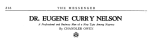 Headline, Dr. Eugene Curry Nelson
