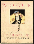Harriet Meserole Vogue cover, March 15, 1920