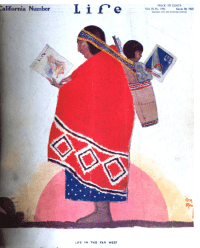 Rea Irvin Life magazine cover, March 1920.