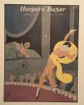 Erte Harper's Bazar cover, March 1920, Erte.