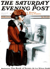 Neysa McMein Saturday Evening Post cover, March 6, 1920.