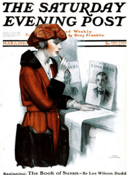 Neysa McMein Saturday Evening Post cover, March 6, 1920.