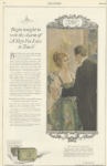 Soap advertisement, woman and man dancing, Ladies' Home Journal, 1920.