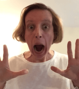 Mary Grace McGeehan haircut horror, May 2020.