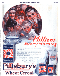 Pillsbury ad, Saturday Evening Post, May 1, 1920.