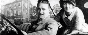 F. Scott and Zelda Fitzgerald on their honeymoon, 1920.