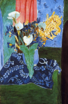 Calla Lilies, Irises and Mimosas, Henri Matisse, 1913.