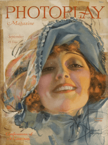 Photoplay cover, September 1920, Rolf Armstrong, Constance Talmadge.