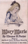 Cover of Mary Marie by Eleanor Porter, 1920; girl with chin in hand.