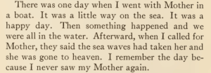 Text from The Story of Opal, by Opal Whiteley