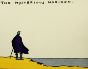 Ancient Man by Hendrik Willem Van Loon, man looking at horizon.