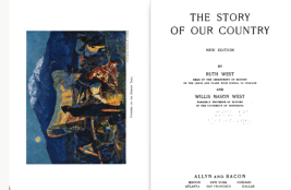 The Story of Our Country title page and frontispiece.