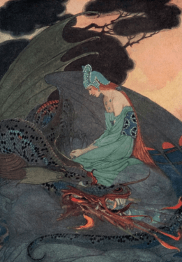 Illustration by Elenore Abbot from Grimm's Fairy Tales