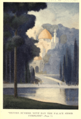 Illustration from The Jewish Fairy Book, palace.