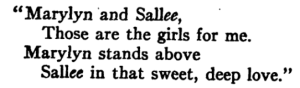 Poem from This Side of Paradise, 1920.