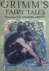 Cover, Grimm's Fairy Tales, Abbott, 1920.