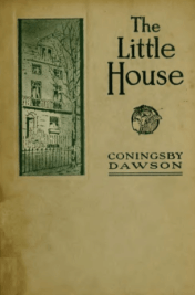 Cover of The Little House by Coningsby Dawson, 1920.
