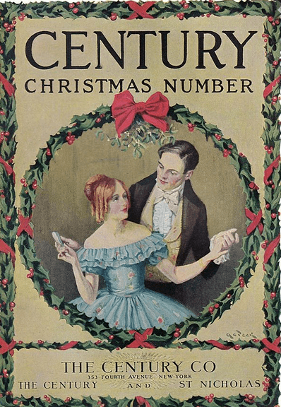 Century cover, December 1920, old-time couple dancing.