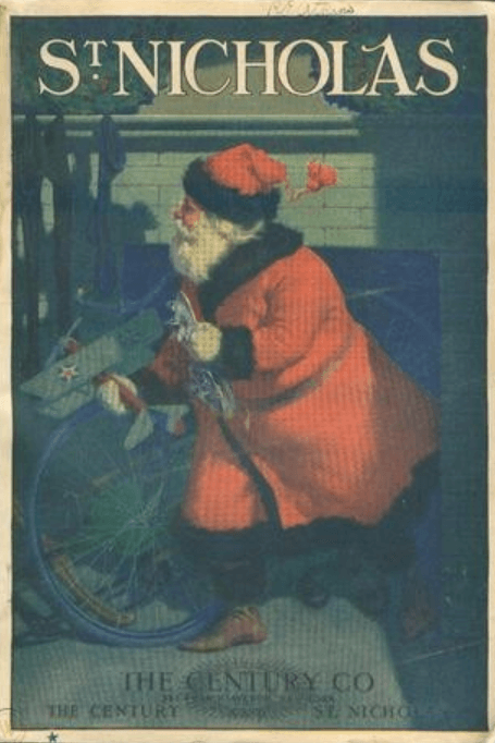 St, NIcholas cover, December 1920, Santa.