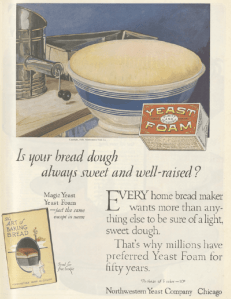 Yeast foam ad, Ladies' Home Journal, January 1921.